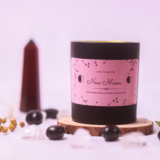 New Moon Box with Obsidian Tower